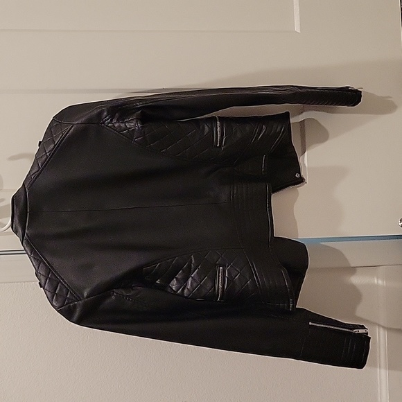 Zara Faux Leather Jacket - Picture 2 of 3